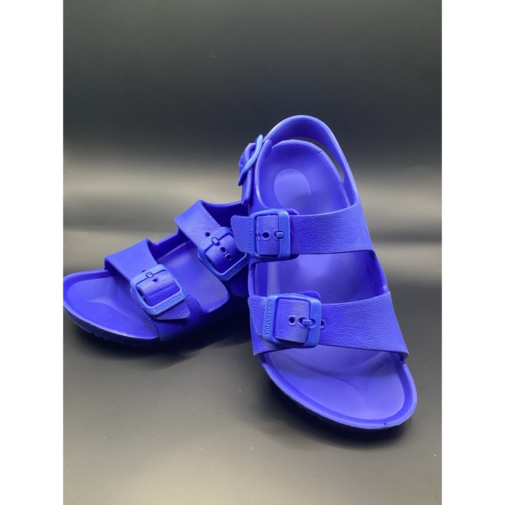 Kids Birkenstock Milano Essentials‎ EVA Sandals Ultra Blue C12/30/190